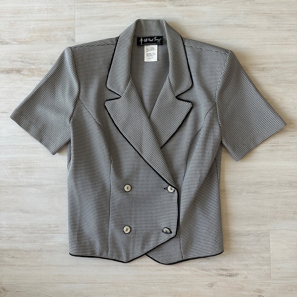 NWOT Vintage All that Jazz Gray Midi Skirt Set - Picture 2 of 7